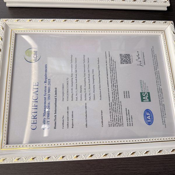 ISO 9001:2015 Quality Management Certificate Home Teck