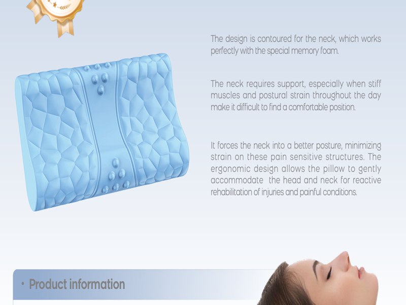 Breathable Orthopedic Butterfly Memory Foam Pillow